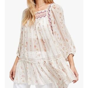 Free People | Dresses | Free People Jessa Foil Lace Dressmed | Poshmark